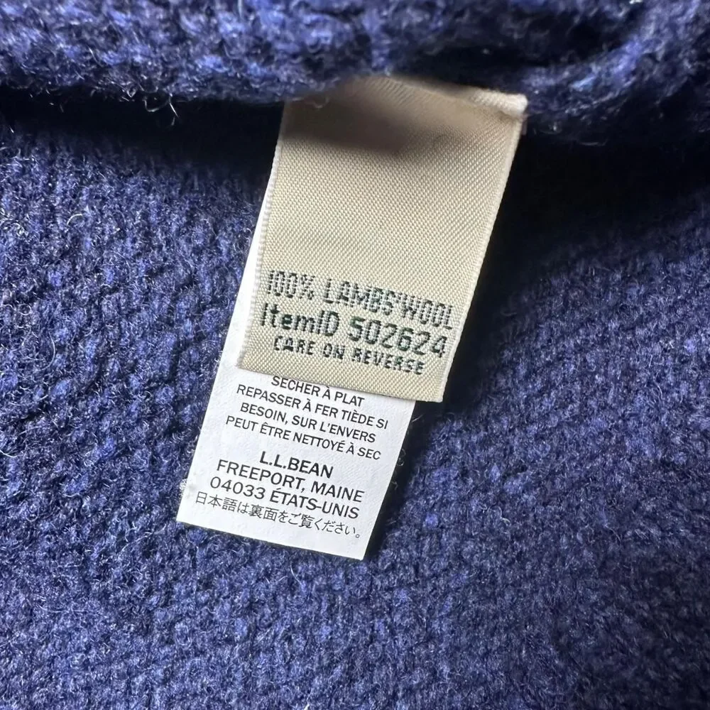 L.L. Bean yoke crewneck sweater